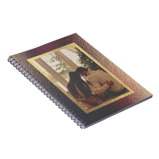 Metallic Custom Foto Spiral Notebook Notizblock (Rechte Seite)