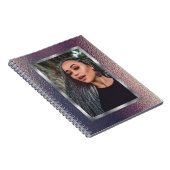 Metallic Custom Foto Spiral Notebook Notizblock (Rechte Seite)