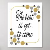 Metallic Das Beste steht noch aus Poster (Vorne)