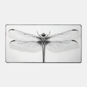 Metallic Dragonfly Desk Mat - Stilvoll & funktione Schreibtischunterlage (Vorderseite)