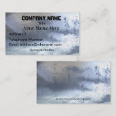 Metallic-Effekt-Visitenkarte aus BRUSHED STAEL Visitenkarte (Vorne/Hinten)