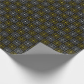 Metallic flower tile abstract geschenkpapier (Ecke)