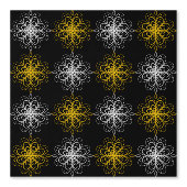 Metallic flower tile gray background tapete (Vorderseite)