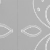 Metallic flower tile gray background tapete (Naht)