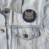 Metallic Fox Face Button (Beispiel)