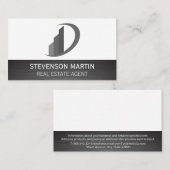 Metallic | GEBÄUDE Visitenkarte (Vorne/Hinten)