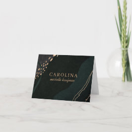 Metallic-Geode-Note-Karte