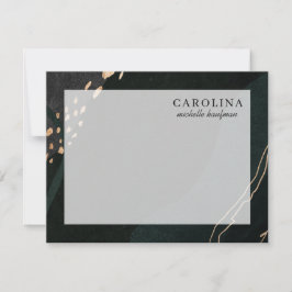 Metallic-Geode-Note-Karte Mitteilungskarte