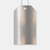 Metallic Geometric Vielen Dank Silver/Black ID648 Geschenkanhänger (Rückseite)