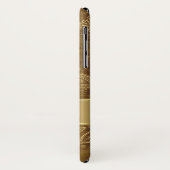 Metallic Gold & Gold Floral Paisley Muster Case-Mate iPhone Hülle (Hinten/Links)