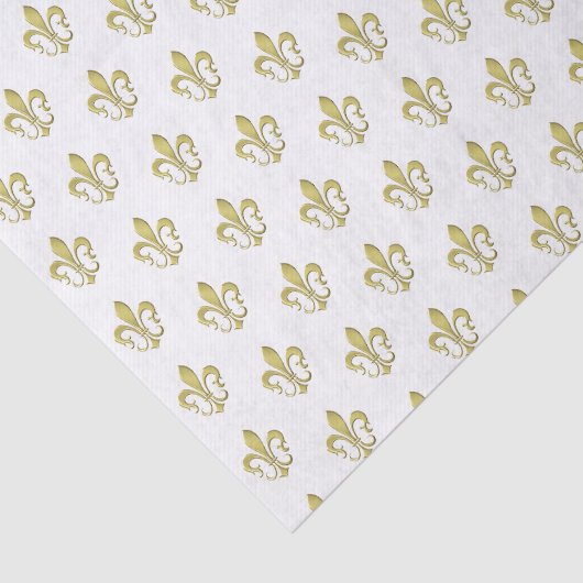 Metallic Gold Lilie Tissue Paper Seidenpapier (Ausschnitt)