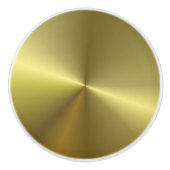 Metallic Gold Look Elegante benutzerdefinierte Vor Keramikknauf (Vorderseite)