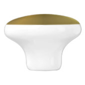 Metallic Gold Look Elegante benutzerdefinierte Vor Keramikknauf (Seitenansicht)