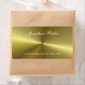 Metallic Gold Look Elegantes Script Trendy Templat (Insitu)