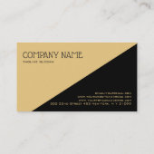 Metallic Gold Mandela Visitenkarte (Rückseite)