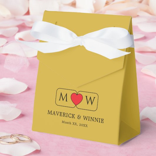 Metallic Gold Small Zent Fevor Box für Hochzeiten Geschenkschachtel (Hochzeit)