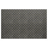 Metallic Gold Weingläser auf schwarz Stoff (Yard (91,4 cm))