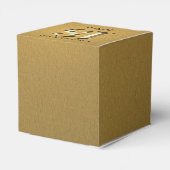 Metallic golden 18. Geburtstag Geschenkschachtel (Rückseite)