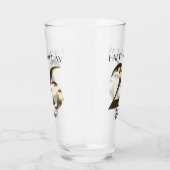 Metallic golden 26. Geburtstag Glas (Rechts)