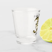 Metallic golden 35. Geburtstag Schnapsglas (Links)