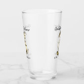 Metallic golden 3. Hochzeitstag Glas (Rechts)