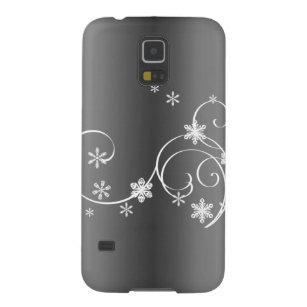 Metallic Gray Christmas Samsung Galaxy S5 Hülle