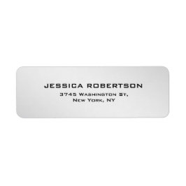 Metallic Gray Schlicht Elegant Modernes Design