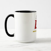Metallic Horizon | Sunset Luxury Art Tasse (Links)