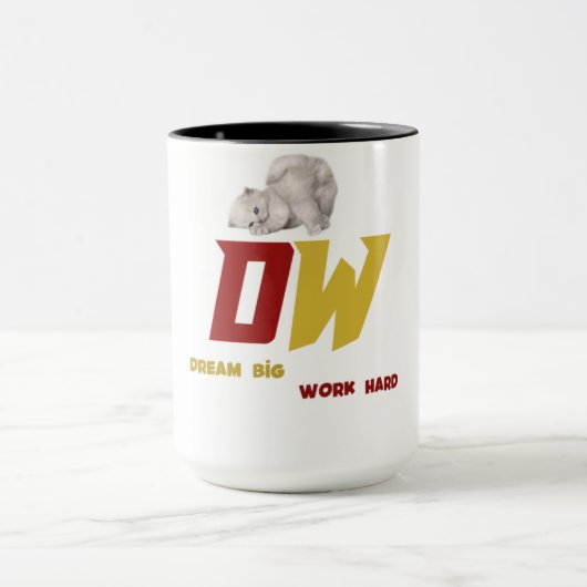 Metallic Horizon | Sunset Luxury Art Tasse (Zentrum)