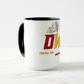 Metallic Horizon | Sunset Luxury Art Tasse (Vorderseite Links)