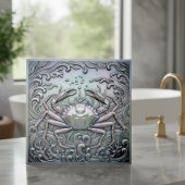 Metallic Iridescent Crab ID1223 Fliese