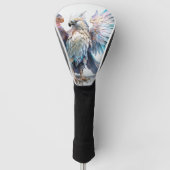 Metallic Iridescent Eagle Golf Headcover (Vorderseite)