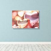 "Metallic" Look Gold, Silber & Rose Gold Leinwanddruck (Insitu (Holzboden))