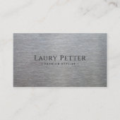 metallic look visitenkarte (Vorderseite)