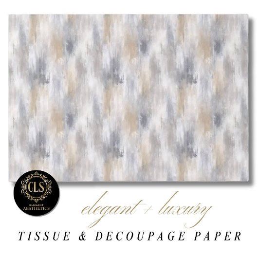 Metallic Luxe Aesthetics Watercolor Tissue Paper Seidenpapier