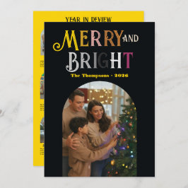 Metallic Luxe "Year in Review" Fotos Weihnachten