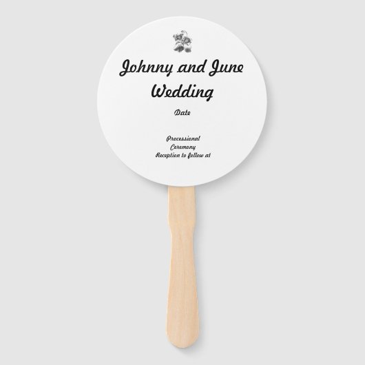 Metallic Magnolia-Blume auf dem Handgebläseprogram Fächer (Rückseite)