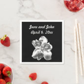 Metallic Magnolia Paper Napkins Serviette (Beispiel)