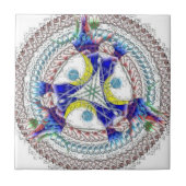 Metallic Mandala '9' - by ID AD Art Gabi Zapf Fliese (Vorderseite)