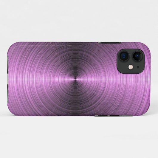 Metallic Mauve Case-Mate iPhone Hülle (Rückseite (Horizontal))