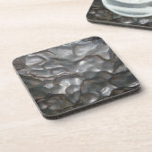 Metallic Meteorite Rock, Getränkeuntersetzer (Linke Seite)