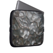Metallic Meteorite Rock Pattern, Laptopschutzhülle (Vorne Rechts)