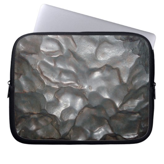 Metallic Meteorite Rock Pattern, Laptopschutzhülle (Vorderseite)