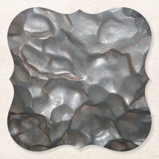 Metallic Meteorite Rock, Untersetzer (Vorderseite)