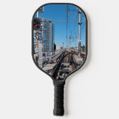 Metallic Nature Cityscape 1 Pickleball Paddle (Rückseite)