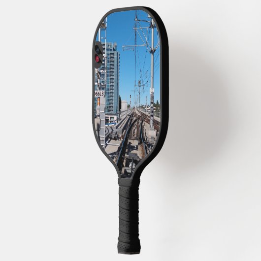 Metallic Nature Cityscape 1 Pickleball Paddle (Links)