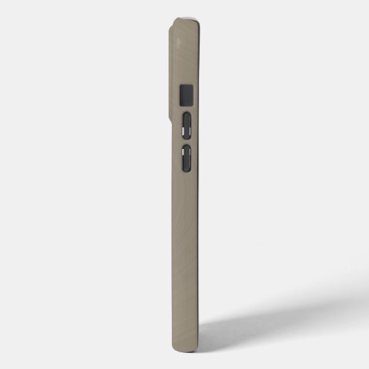 Metallic Pale GoldTexture Stainless Steel Look Case-Mate iPhone Hülle (Rückseite / Links)