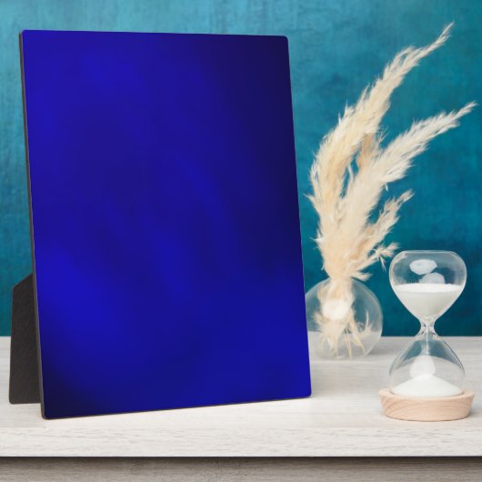 Metallic Royal Blue Fotoplatte (Seite)