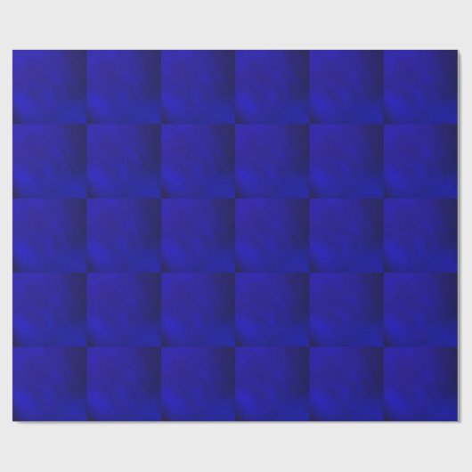 Metallic Royal Blue Geschenkpapier (Flach)