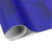 Metallic Royal Blue Geschenkpapier (Rolleneckpunkt)